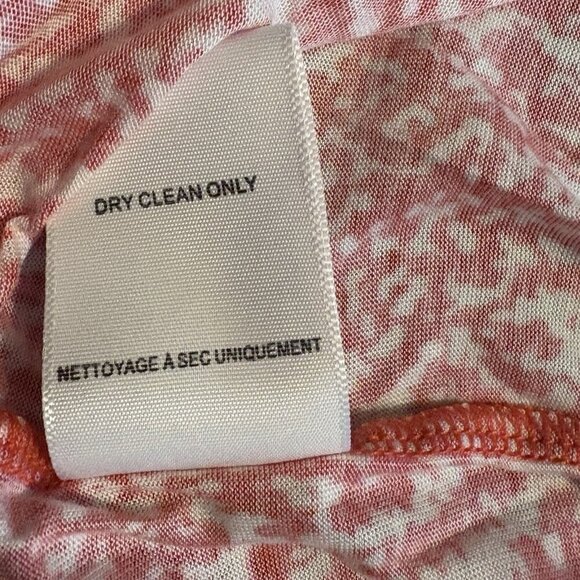 Joie Orange White Loose Fit Tank Top Women’s XS Free People Style SUMMER BEACH - Picture 9 of 9